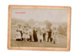 PHOTO ORIGINALE XIXe- SCENE De FAMILLE- 1er Juillet 1906 (Dim. : 18,6 X 13,5 Cm) - Unclassified