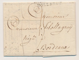 Rotterdam - Bordeaux Frankrijk 1802 - Hollande - ...-1852 Préphilatélie