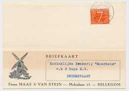 Firma Briefkaart Hillegom 1956 - Plantenkwekerij - Molenwerf - Non Classés