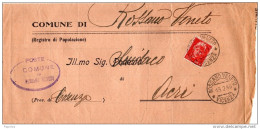 1946  LETTERA CON ANNULLO  ROSSANO VENETO VICENZA - Poststempel