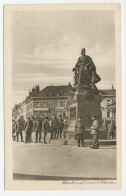 Fieldpost Postcard Germany / France 1916 Monument - St. Quentin - WWI - Altri & Non Classificati