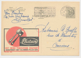 Publibel - Postal Stationery Belgium 1956 Cutlery - Platura - Silvered - Ohne Zuordnung