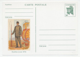 Postal Stationery Luxembourg Postillion - Postman - Andere & Zonder Classificatie