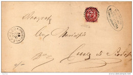 1889  LETTERA CON ANNULLO NUMERALE   LEGNAGO    VERONA - Storia Postale