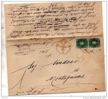 1891  LETTERA CON ANNULLO  OTTAGONALE SONA  VERONA - Storia Postale