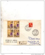 1962  LETTERA CON ANNULLO ROMA UFFICIO P.T. MOBILE  PIAZZA PIO - 1961-70: Storia Postale