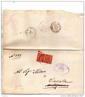 1887  LETTERA CON ANNULLO  PRESSANA  VERONA - Storia Postale