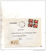 1977 LETTERA RACCOMANDATA CON ANNULLO  BITONTO - 1971-80: Marcofilia