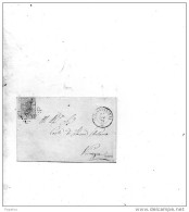 1871  LETTERA CON ANNULLO NUMERALE COLOGNA VENETA   VERONA - Marcofilía