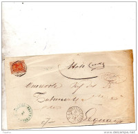 1879  LETTERA CON ANNULLO NUMERALE SANGUINETTO  VERONA - Poststempel