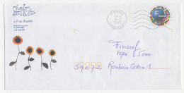 Postal Stationery / PAP France 1999 Sunflower - Festival - Autres & Non Classés