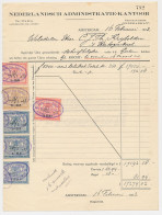 Beursbelasting Diverse Waarden - Amsterdam 1923  - Fiscales