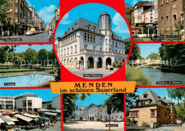 73671955 Menden Sauerland Hauptstrasse Freibad Altes Rathaus Fussgaengerzone Hoe - Menden