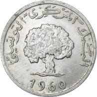 Tunisie, 5 Millim, 1960, Aluminium, SUP, KM:282 - Tunisie