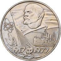 Russie, Rouble, 1977, Saint-Pétersbourg, Cuivre-Nickel-Zinc (Maillechort), SUP - Russie