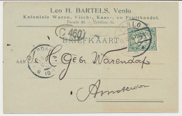 Firma Briefkaart Venlo 1908 - Vis- Kaas- Fruithandel - Non Classés