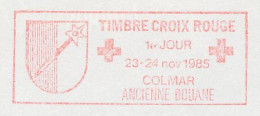 Meter Cut France 1985 Red Cross Stamps 1985 - Autres & Non Classés