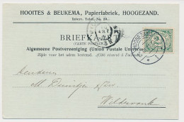 Firma Briefkaart Hoogezand 1911 - Papierfabriek - Unclassified