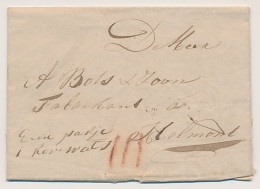 Eindhoven - Helmond 1841 - Begeleidingsbrief - ...-1852 Prephilately