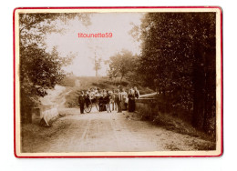 PHOTO ORIGINALE XIXe- SCENE De FAMILLE- ATTELAGE-6 Juin 1901(Dim. : 18x 13cm) - Non Classés