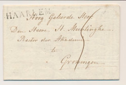 Welgelegen HAARLEM - Groningen 1814 - Lakzegel Wilhelmina  - ...-1852 Precursores