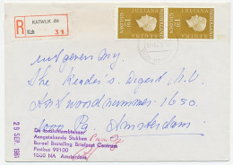 Em. Juliana Aangetekend Katwijk 1981 Antw.nr. Controlestempel - Non Classés