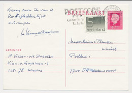 Briefkaart G. 356 / Bijfrank. S Hertogenbosch - Dedemsvaart 1980 - Postal Stationery