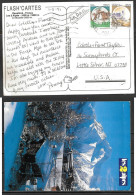 1991 CMP Roma S. Loren, 7.50L & 1.50L On Picture Postcard  To USA - 1991-00: Poststempel