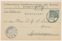 Briefkaart Assen 1910 - Landbouwersbond - Zonder Classificatie