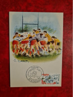 Carte Maximum 1982 BORDEAUX  RUGBY - 1980-1989