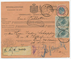 Em. Bontkraag Pakketkaart 3 Pakketten Noordwijk - Linz 1899 - Sin Clasificación