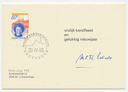 Dir. Generaal PTT - Kerstkaart - FDC / 1e Dag Stempel 1980 - Sin Clasificación