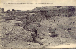 CPA SAINT VINCENT DES LANDES - LES CARRIERES DE LA BLINAIS (A VOIR ABSOLUMENT) - Autres & Non Classés