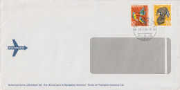 Motiv Brief  "Swissair, Schweizerische Luftverkehr AG, Zürich Flughafen"        1984 - Briefe U. Dokumente