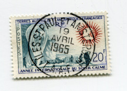 T. A.A. F. N°21 O ANNEE INTERNATIONALE DU SOLEIL CALME - Oblitérés