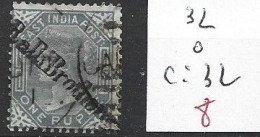 INDE ANGLAISE 32 Oblitéré Côte 32 € - 1882-1901 Impero