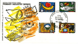 Australia, Food Promotion Set, 1972, SG 510-13, Scarce On FDC, Top Serie, - Cartas & Documentos