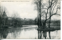 CPA - SOREL-MOUSSEL - BORDS DE L'EURE ET LE MOUSSEL - Sorel-Moussel