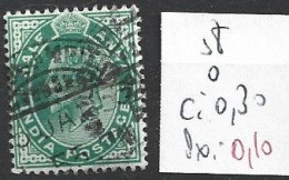 INDE ANGLAISE 58 Oblitéré Côte 0.30 € - 1902-11  Edward VII