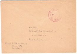 Gebühr Bezahlt Güstrow Brief 3.6.1948 Orig. Gelaufen Nach Rostock, An Das Meldeamt Der Krim.-Pol.-Kdo.-Stelle ! RARE - Briefe U. Dokumente