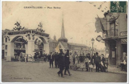 60 - Granvilliers - Place Barbier (visite Du Président Fallieres En 1910, Carte Pas Courante!) - Paiement Par MANGOPAY - Grandvilliers