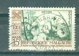MADAGASCAR - N°350 Oblitéré. Papillons Et Culture. - Other & Unclassified
