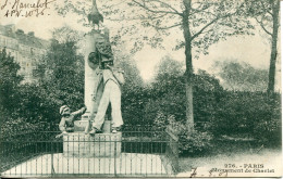 CPA  -  PARIS - MONUMENT DE CHARLET (1903) - Autres Monuments, édifices