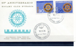 Italie Rotary 1970 - FDC