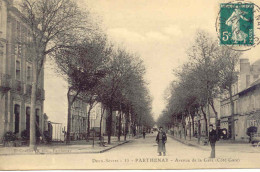 CPA - PARTHENAY - AVENUE DE LA GARE  (1914) PETITE ANIMATION - Parthenay