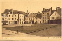 CPA - EVREUX - PLACE DU MARCHE-NEUF (BELLE CARTE) - Evreux