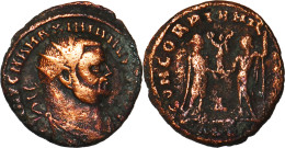 ROME - Aurelianus - MAXIMIEN HERCULE - CONCORDIA MILITVM - ALE - RIC.46b - 19-171 - La Tetrarchía Y Constantino I El Magno (284 / 307)