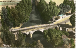 CPSM - MIRANDE - PONT SUR LA BAISE - VUE AERIENNE - Mirande