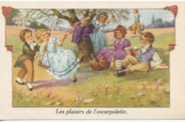 Illustrateur Pauli Ebner : Les Plaisirs De L'escarpolette - Ebner, Pauli