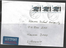 2000 Wermelskirchen (10.1.00) To Kaunas Lithuania - Storia Postale